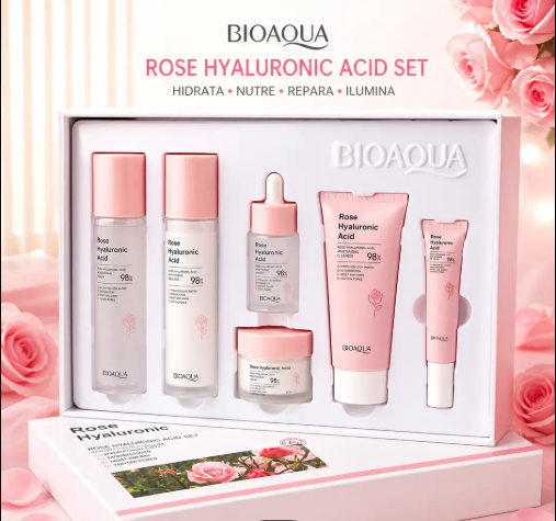 BIOAQUA SET ROSE HYALURONIC ACID