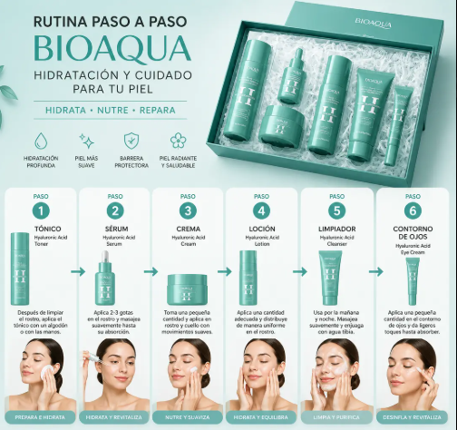 KIT FACIAL BIOAQUA 6 EN 1