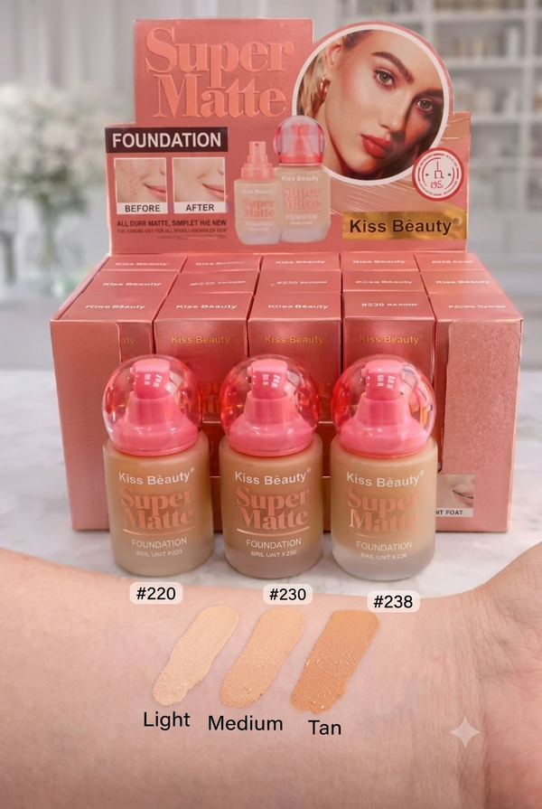 BASE SUPER MATTE KISS BEAUTY