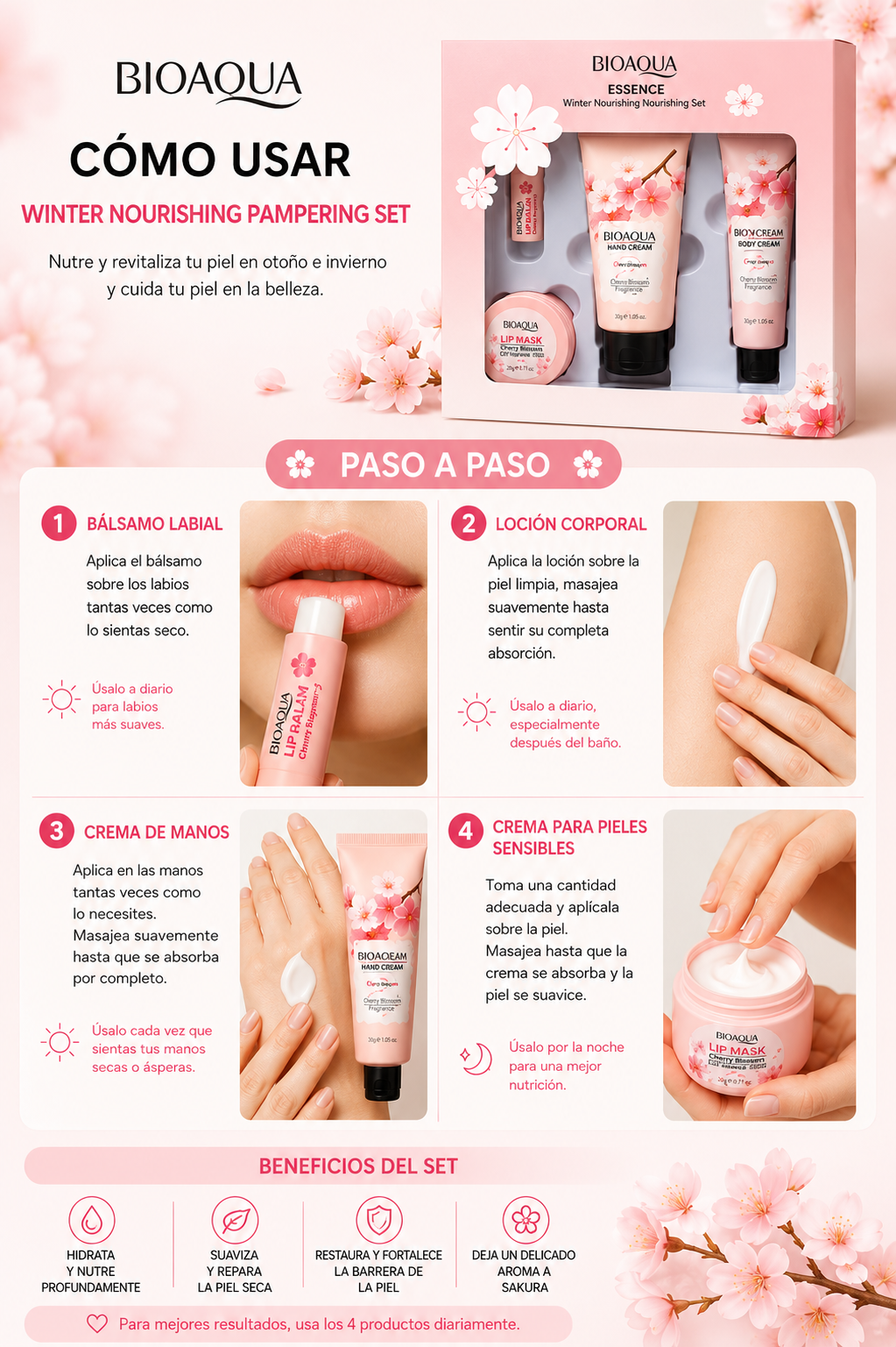 BIOAQUA SET SAKURA